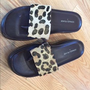 Donald Pliner sandals (brown and beige iridescent)